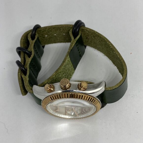 Michael Kors MK5735 Women's Green Leather Analog Dial Quartz Wrist Watch RQ227 - Picture 8 of 12